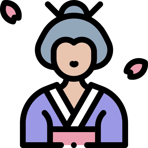 Geisha geisha kimono cultures icon
