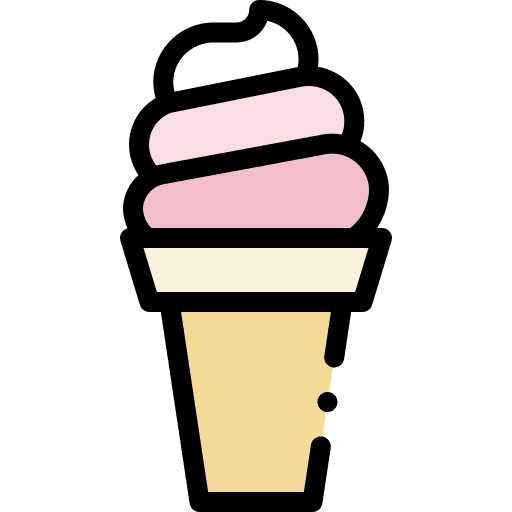 Ice cream food and restaurant ice cream sweet icon