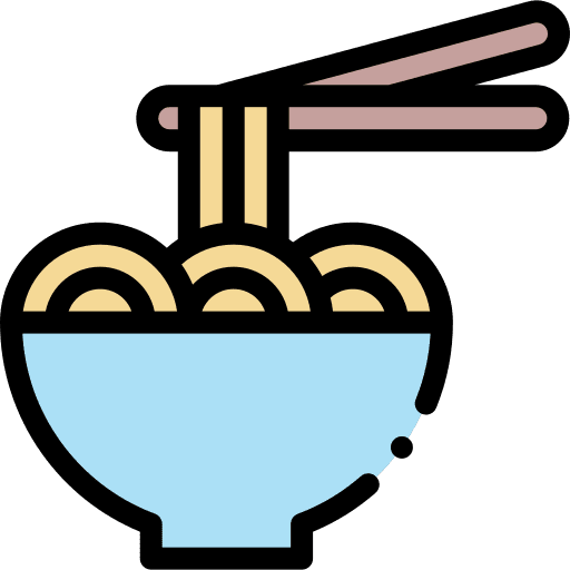 Ramen chinese food oriental food and restaurant icon