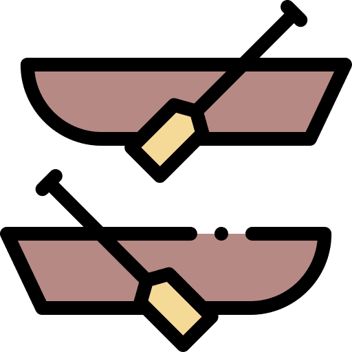 Rowboat outdoor sakura transportation icon