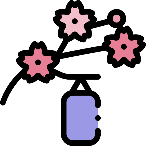 Sakura hanami tree nature icon