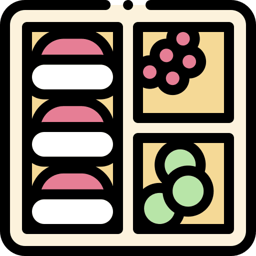 Bento egg bento food and restaurant icon