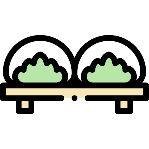 Mochi asian food rice dessert icon