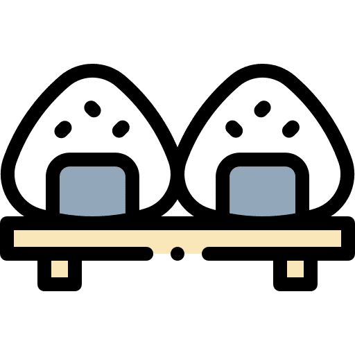 Onigiri asian onigiri rice icon