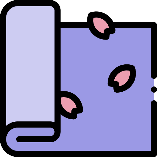 Carpet japan birthday and party blossom icon