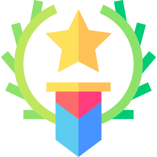 Trophy trophy sports and competition star icon