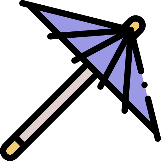 Umbrella traditional paper chinese icon