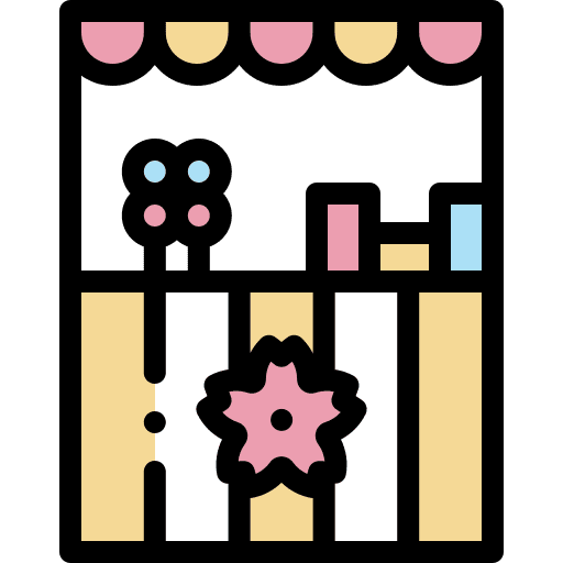 Vendor japan sakura vendor icon