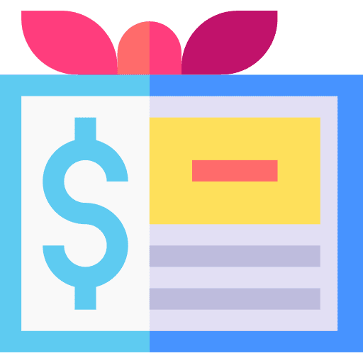 Gift voucher voucher offer commerce and shopping icon