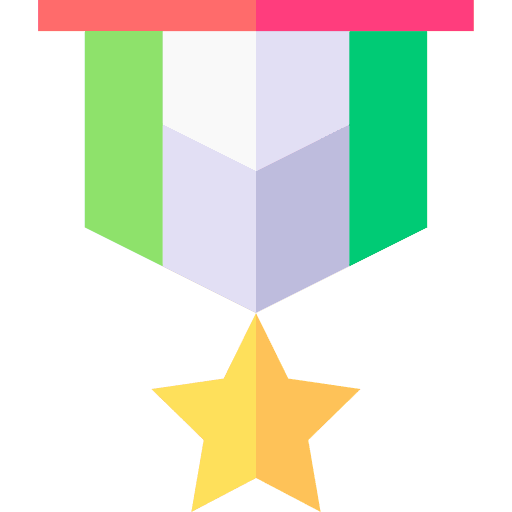Medal emblem best army icon