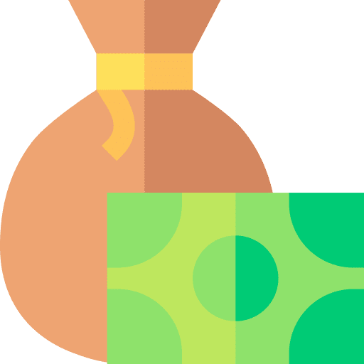 Money bag money bag dollar profit icon