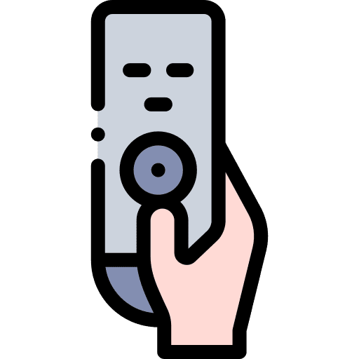 Remote control digital tv electronic device icon