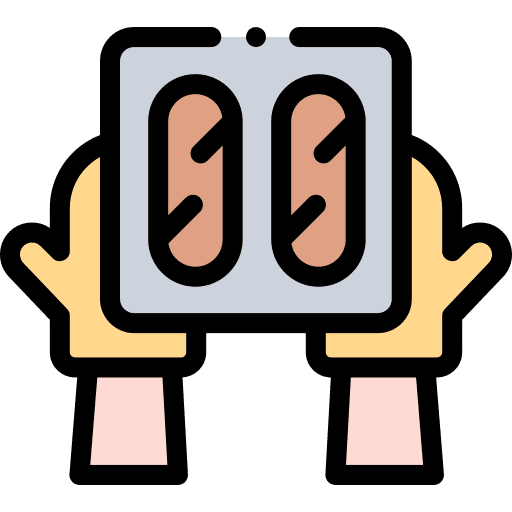 Baking tray oven mitts baking tray baker icon