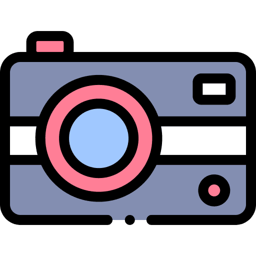 Photo camera picture tourist travel icon