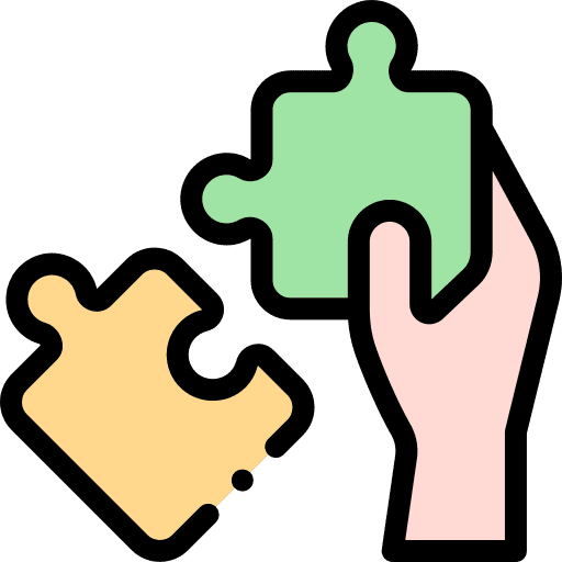 Puzzle game hand hobbies and free time icon