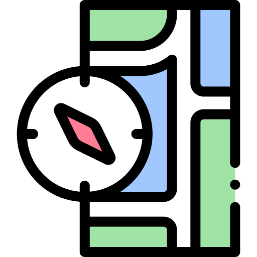 Gps orientation navigation gps icon