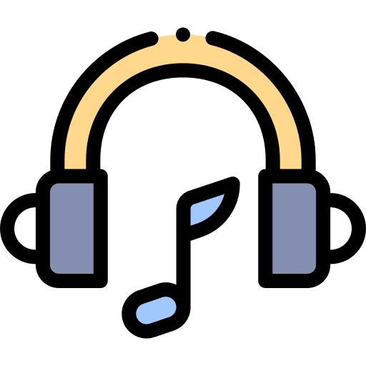 Listening listening music headphones icon