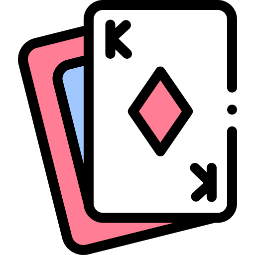 Card game casino playing card entertainment icon