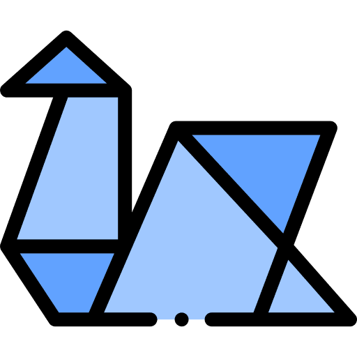 Origami art origami craft icon