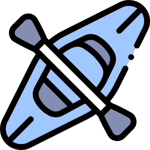 Rafting transportation holidays summer icon