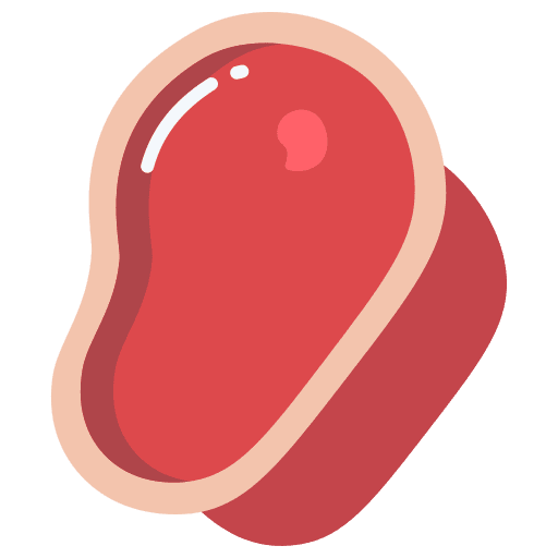 Meat beef steak pork icon