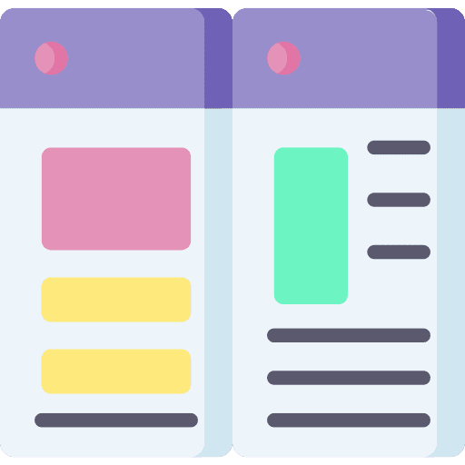 Multitask mobile interface layer icon
