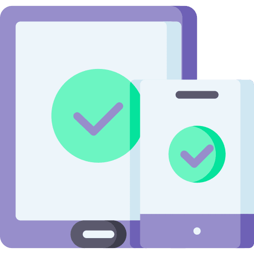 Responsive responsive smartphones electronic icon Responsive responsive smartphones electronic icon