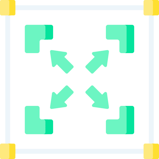 Maximize direction pixel ui icon Maximize direction pixel ui icon
