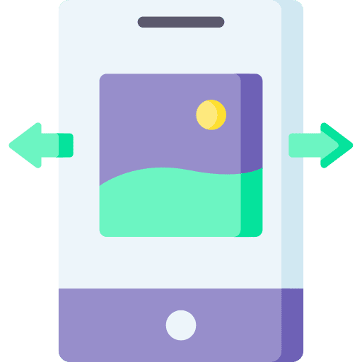 Slide smartphone slide electronics icon Slide smartphone slide electronics icon