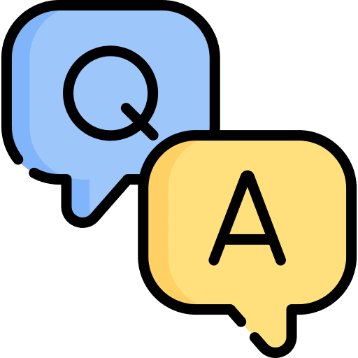 Faq answer faq chat box icon