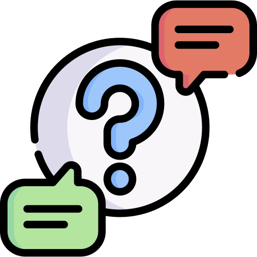 Faq conversation faq question mark icon