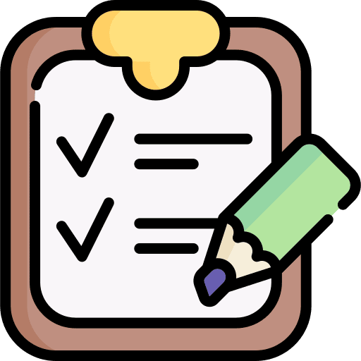 Clipboard checklist document clipboard icon