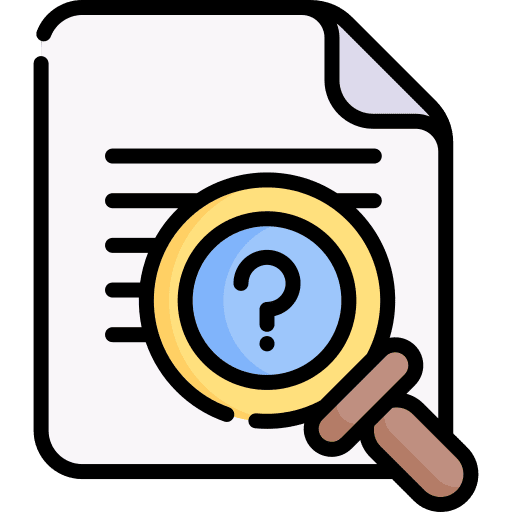 Search document loupe search icon