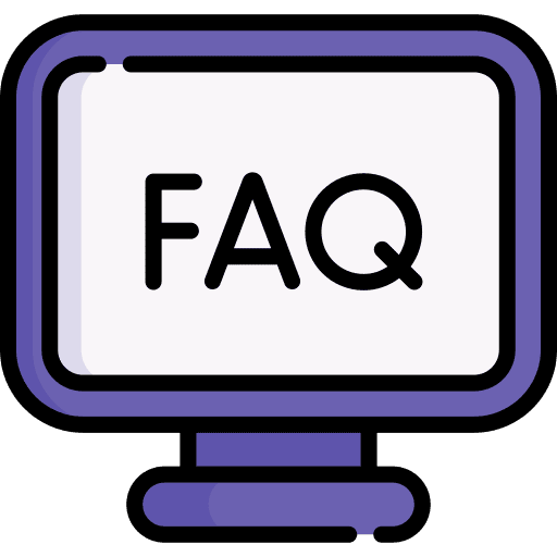 Faq help communications screen icon
