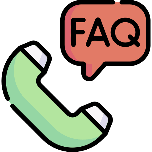 Telephone help telephone questions icon