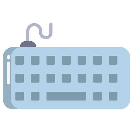 Keyboard eletronics enter device icon