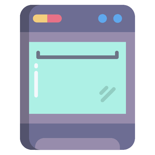 Oven kitchen food and restaurant tools icon
