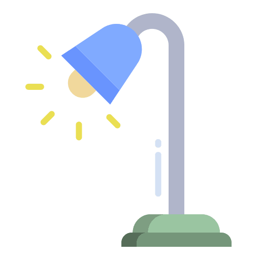 Table lamp electronic drawing table light icon