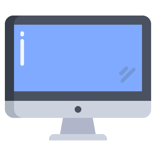 Computer technology monitor mac icon