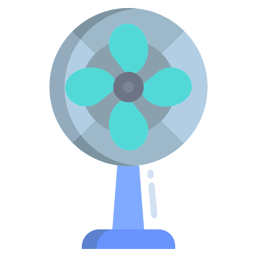 Fan equipment cooler fresh icon