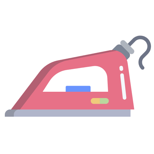 Iron iron appliances furniture and household icon