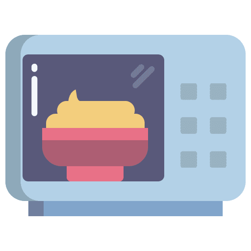 Microwave kitchenware heating cooking icon