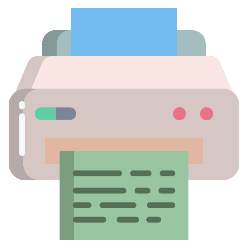 Printer printer technology print cards icon