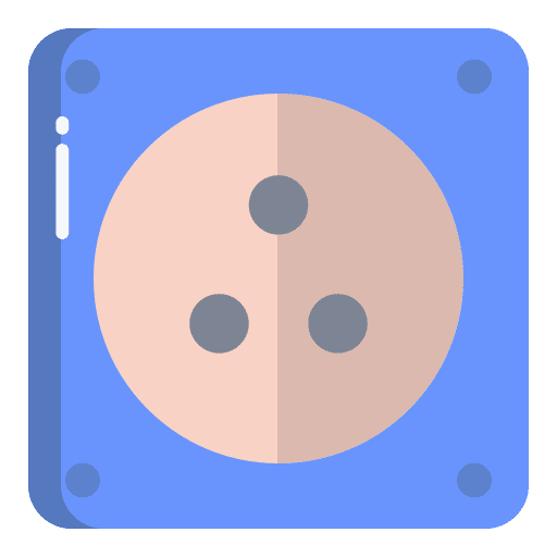 Socket device plug electricity icon