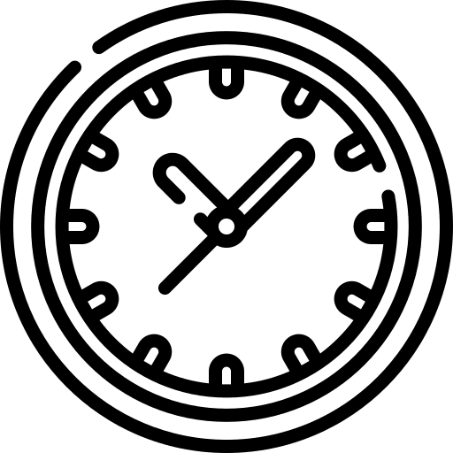 Wall clock wall clock watch circular clock icon