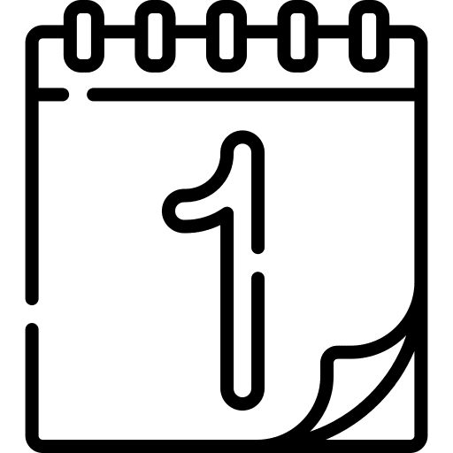 Calendar calendary administration 1 icon