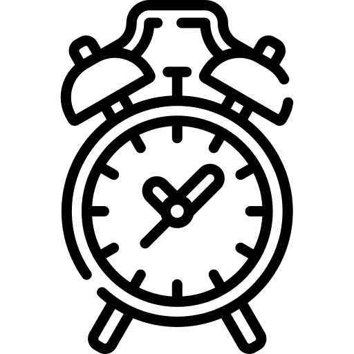 Alarm clock bell wake up alarm clock icon