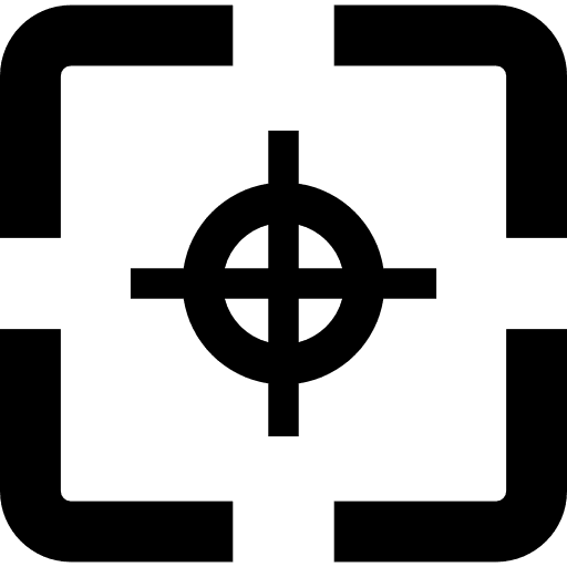 Target gun target sniper targeting icon