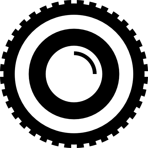 Video camera lens tools and utensils tool focus icon