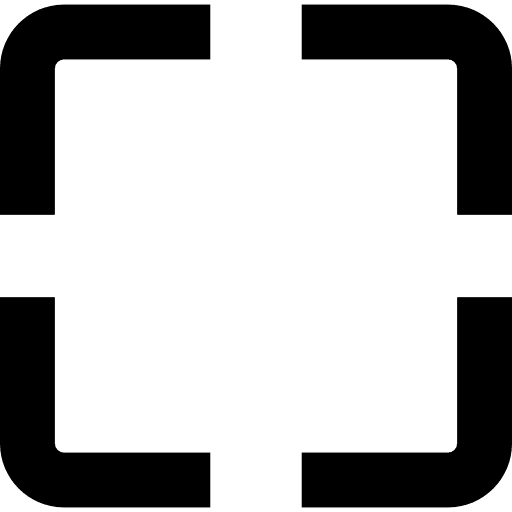 Video focus border perimeter target icon